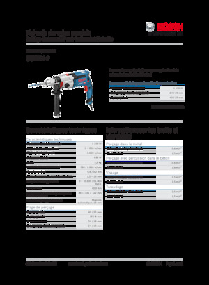 Vrtačky a Vrtací šroubováky Bosch GSB 24-2