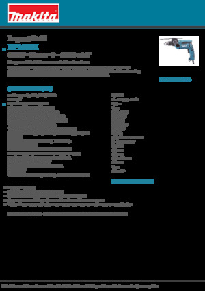 Vrtačky a Vrtací šroubováky Makita HP1640K