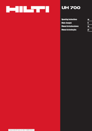 Vrtačky a Vrtací šroubováky Hilti UH 700