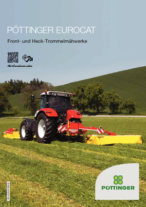 Čelní bubnové žací lišty s kondicionérem Pöttinger EuroCat 311 Alpha Motion Plus ED