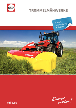 Čelní bubnové žací lišty bez kondicionéru Fella KM 230 FP