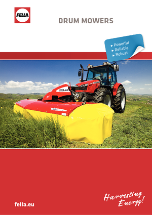 Čelní bubnové žací lišty bez kondicionéru Fella KM 230 FP