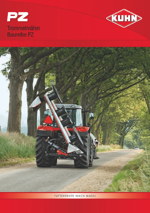 Čelní bubnové žací lišty bez kondicionéru Kuhn PZ 320 C