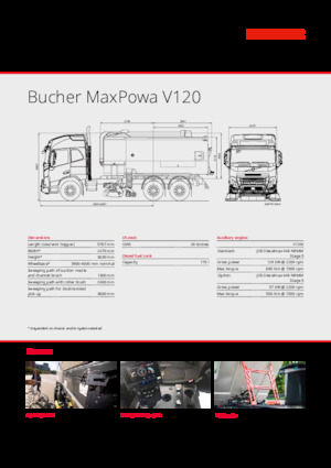 Zametací vozy s duálním ovládáním Bucher-Schörling MaxPowa V120
