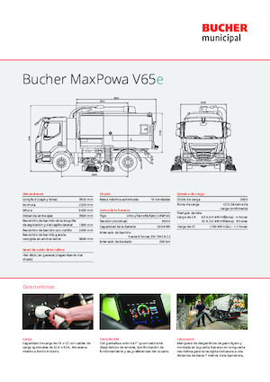 Zametací vozy s duálním ovládáním Bucher-Schörling MaxPowa V65e