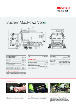 Zametací vozy s duálním ovládáním Bucher-Schörling MaxPowa V65e