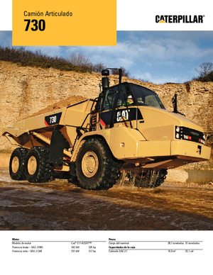 Kloubové dampry Caterpillar 730