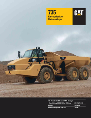 Kloubové dampry Caterpillar 735B