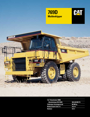 Pevné dampry Caterpillar 769 D