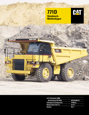 Pevné dampry Caterpillar 771 D