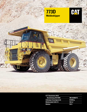 Pevné dampry Caterpillar 773 D