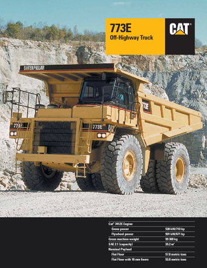 Pevné dampry Caterpillar 773 E