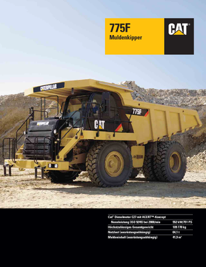 Pevné dampry Caterpillar 775F