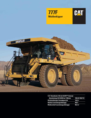 Pevné dampry Caterpillar 777F