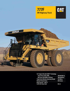 Pevné dampry Caterpillar 777F