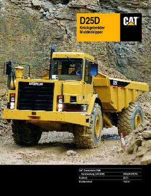 Kloubové dampry Caterpillar D 25 D