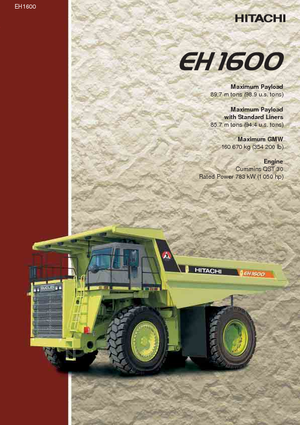 Pevné dampry Hitachi EH 1600