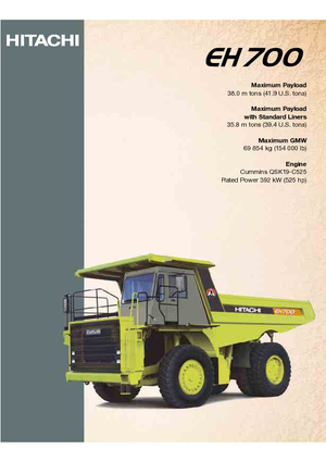 Pevné dampry Hitachi EH 700-2