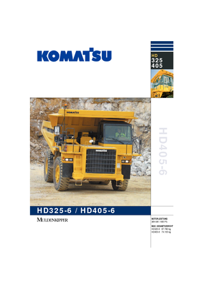 Pevné dampry Komatsu HD405-6A