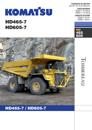 Pevné dampry Komatsu HD605-7 E0
