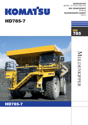 Pevné dampry Komatsu HD785-7