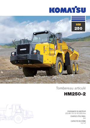 Kloubové dampry Komatsu HM250-2