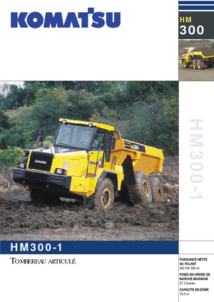 Kloubové dampry Komatsu HM300-1