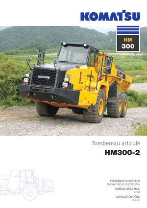 Kloubové dampry Komatsu HM300-2