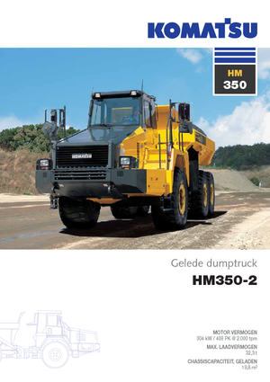 Kloubové dampry Komatsu HM350-2