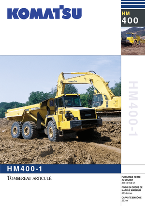 Kloubové dampry Komatsu HM400-1