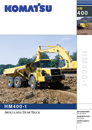 Kloubové dampry Komatsu HM400-1