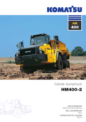 Kloubové dampry Komatsu HM400-2