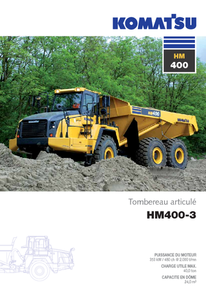 Kloubové dampry Komatsu HM400-3