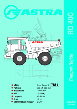 Pevné dampry Astra RD 40 C