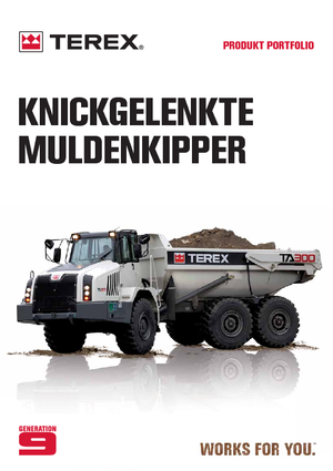 Kloubové dampry Terex TA 300