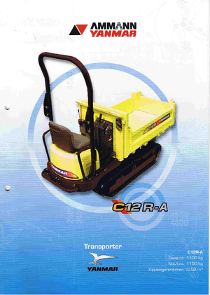Pásové dumpery Yanmar C 12 RB