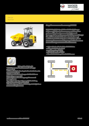 Kolové dumpery Wacker Neuson DW100