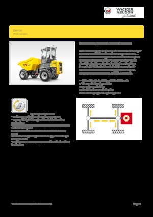 Kolové dumpery Wacker Neuson DW100