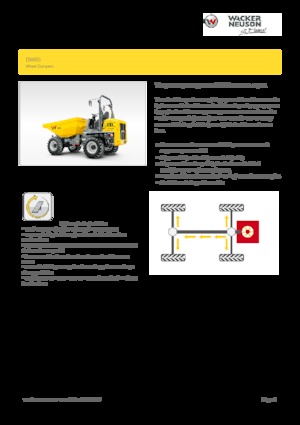 Kolové dumpery Wacker Neuson DW60