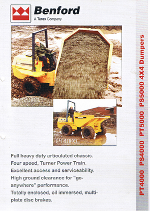 Kolové dumpery Benford PS 5000