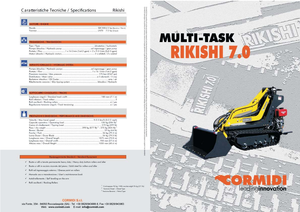 Pásové dumpery Cormidi Rikishi 5.5 B