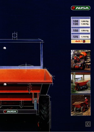 Kolové dumpery Ausa 108 DA plus