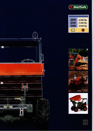 Kolové dumpery Ausa 300 RHG