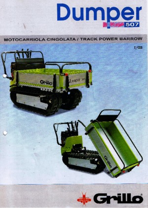 Pásové dumpery Grillo 507