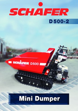 Pásové dumpery SCHÄFER D 500-2