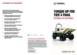 Kolové dumpery Terex TA 6 S