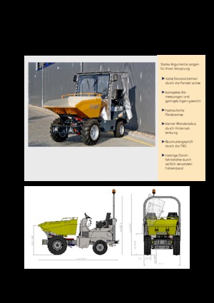 Kolové dumpery Bergmann 1160 RK