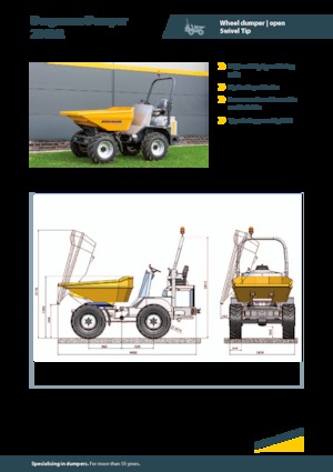 Kolové dumpery Bergmann 2040R