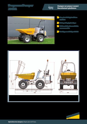 Kolové dumpery Bergmann 2040R