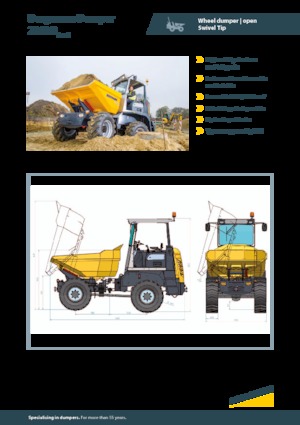 Kolové dumpery Bergmann 2060R Plus